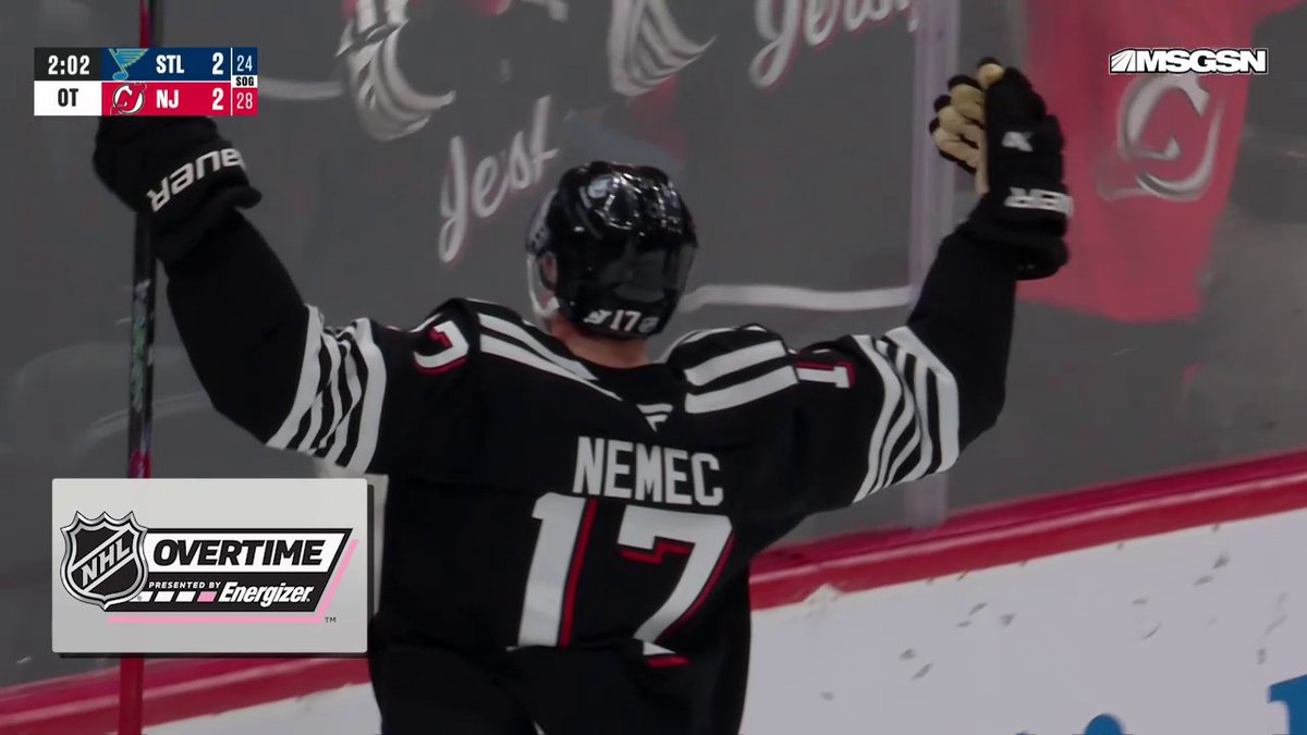 SIMON NEMEC! 🚨 That's his second Energizer overtime winner of the season!