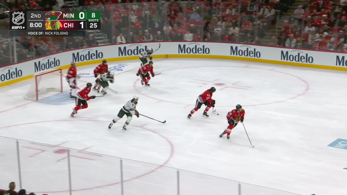 TIC-TAC-TOE ❌⭕❌ Connor Bedard caps off a nasty Chicago Blackhawks team goal!