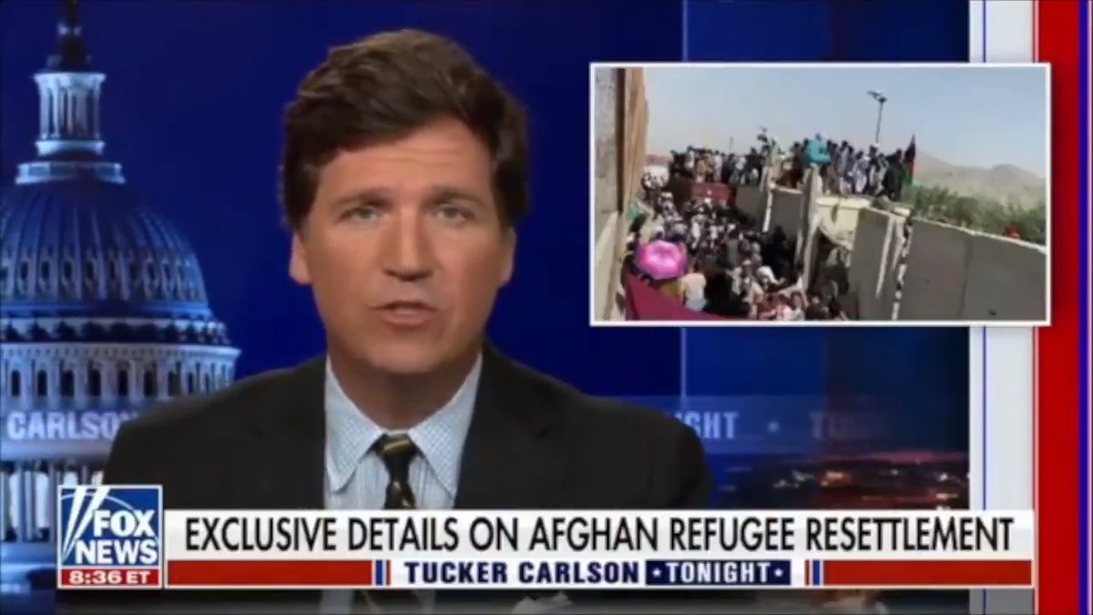 ⏲️Flashback: Tucker Carlson and JD Vance called out the Biden Admin and Senate Republicans for flooding America with Afghan refugees back in 2021.