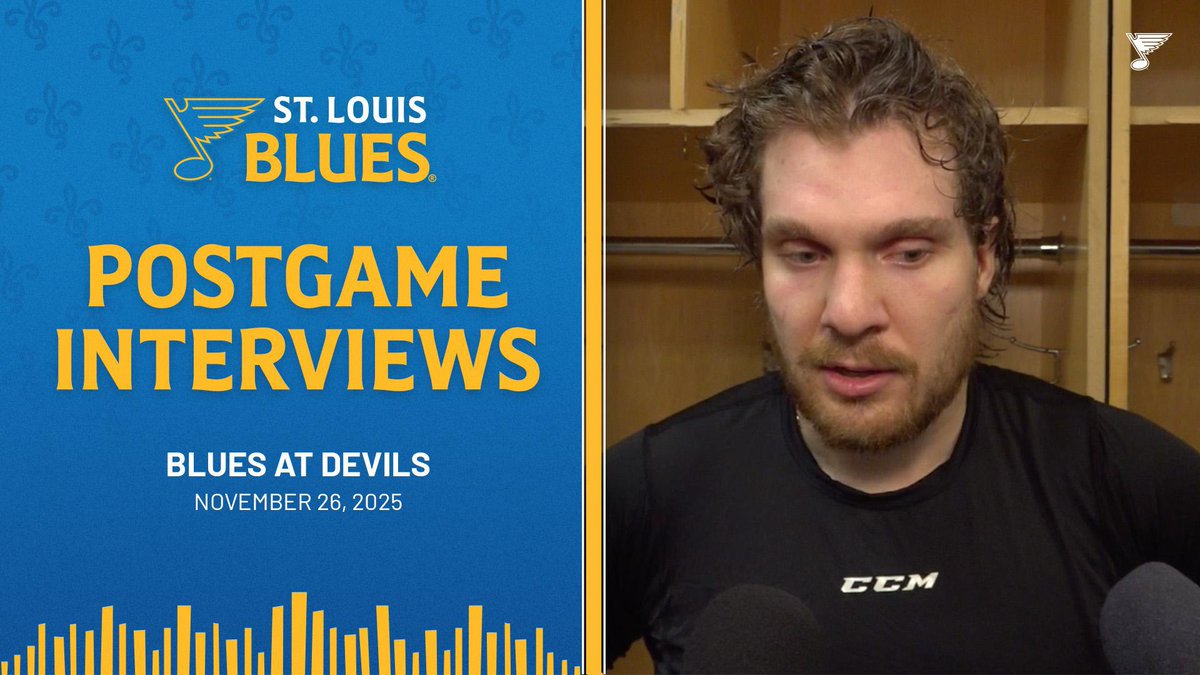 “We fought hard, gave ourselves a chance. Disappointing to have that result but I thought our guys dug in and played for one another, and gave ourselves an opportunity against a good hockey team.” Robert Thomas, Cam Fowler and Jim Montgomery after an OT loss in NJ. #stlblues