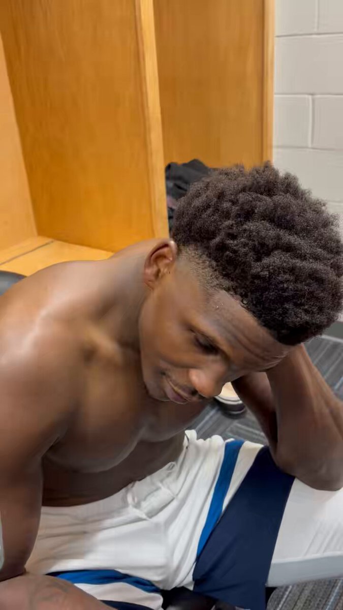 Some of Anthony Edwards postgame tonight…