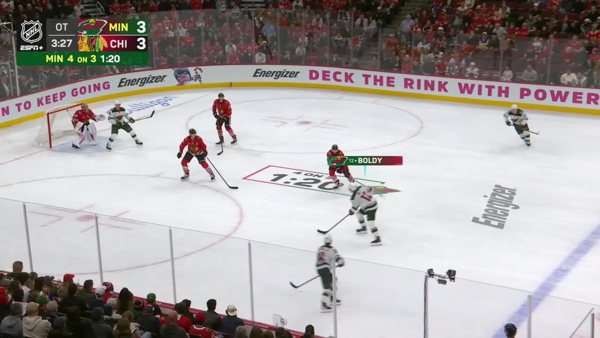THE THRILL 🚨 Kirill Kaprizov wins it for the Minnesota Wild in Energizer OT!