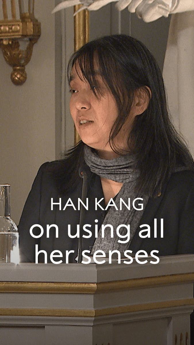 Warm birthday wishes to 2024 literature laureate, Han Kang. Kang began her career in 1993 as a poet, but has since written mainly novels and short stories. In her oeuvre, she confronts historical traumas and invisible sets of rules and, in each of her works, exposes the fragility of human life. She has a unique awareness of the connections between body and soul, the living and the dead, and in her poetic and experimental style has become an innovator in contemporary prose. Watch her full Nobel Prize lecture with English subtitles: