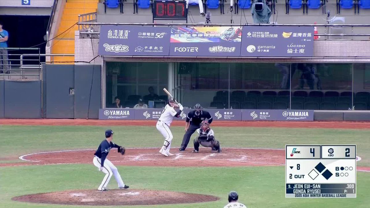 火消しの投球 権田琉成(オリックス) 最後はチェンジアップで空振りを奪う 🇹🇼アジア・ウインターリーグ・ベースボール 🆚KBO×NPB 📺#DAZN LIVE配信中 #冬が僕を強くする #AWB #Bs2025 #だったらDAZN