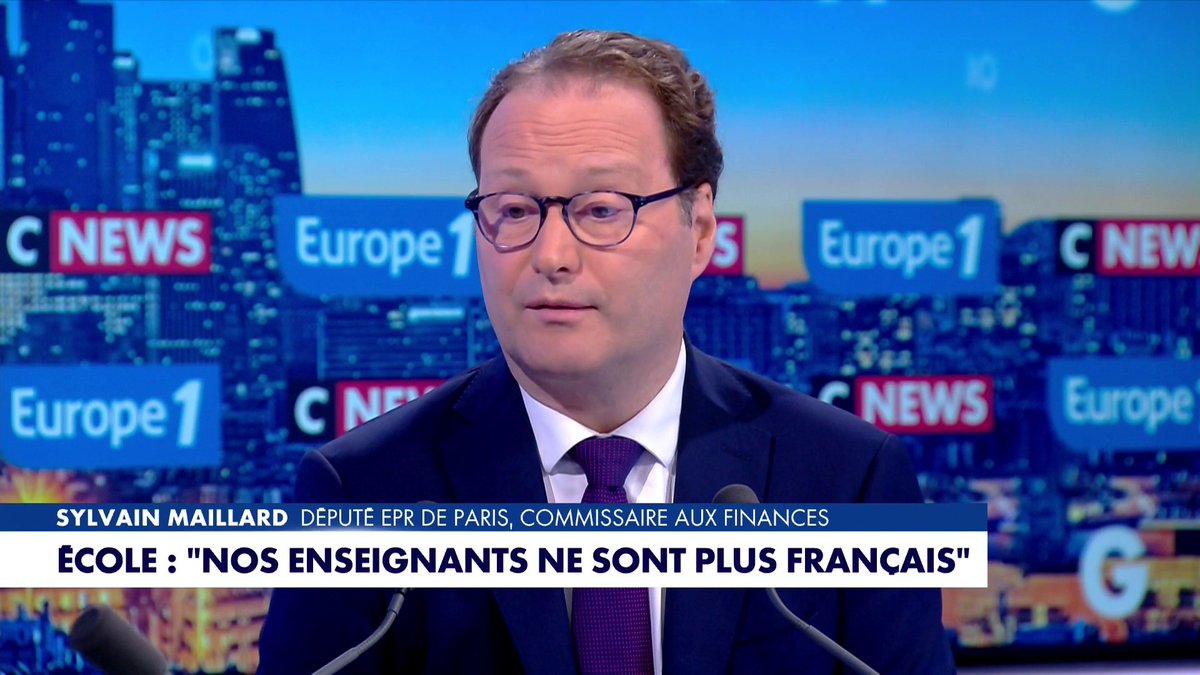 Sylvain Maillard, député Ensemble pour la République (EPR), s’explique sur la menace de l’immigration sur le système scolaire : «Nos enseignants ne sont plus Français», dans #LaGrandeInterview