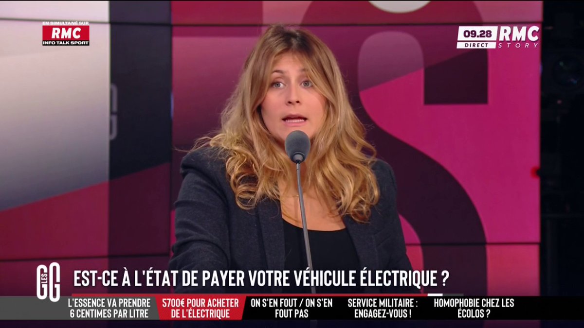 🚘 Bonus écologique augmenté jusqu'à 5.700 € : est-ce à l’Etat de payer votre voiture électrique ? 🗣️ Flora Ghebali : "Le marché de l'électrique ne cesse de croître. On économise en moyenne 1.600 € par an avec une voiture électrique." #GGRMC