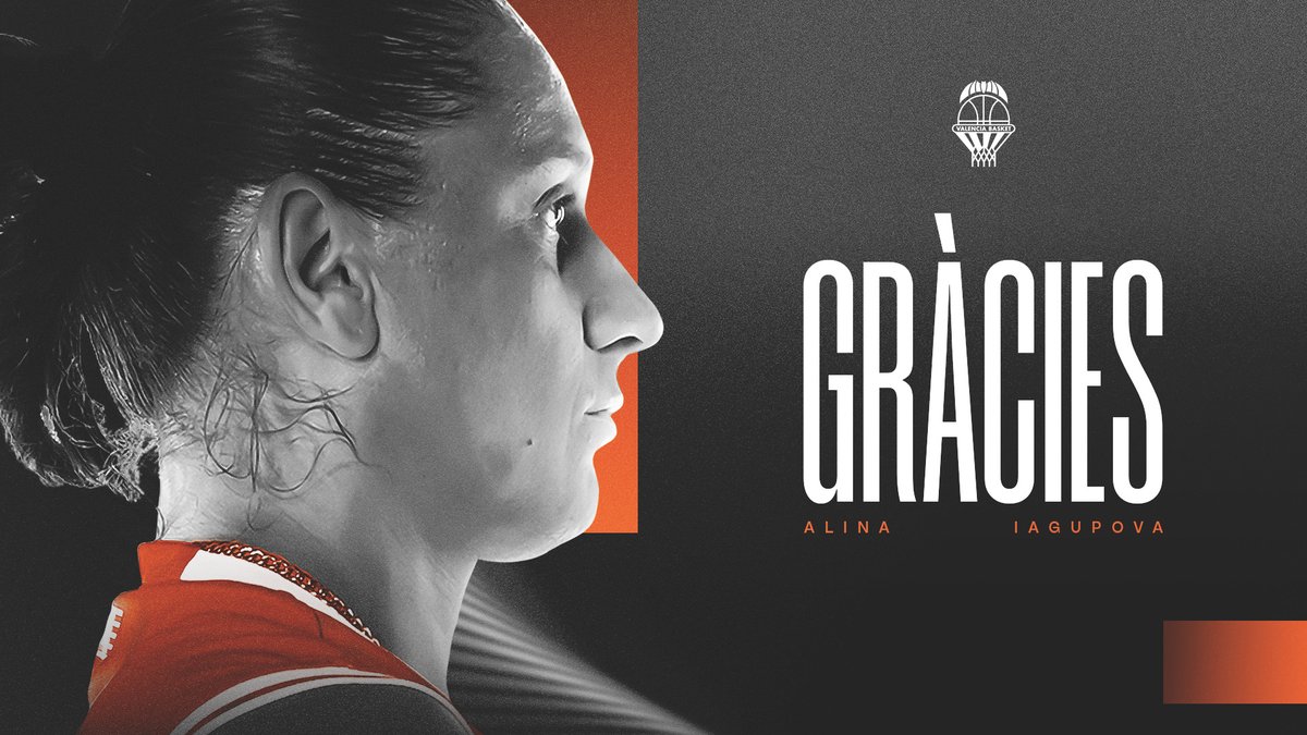 Gràcies per dos anys especials, Alina 🧡 Cas 👉 Valencia Basket y Alina Iagupova separan sus caminos Val 👉 Valencia Basket i Alina Iagupova separen els seus camins Eng 👉