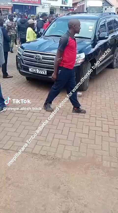 SUV full of ballot papers in favor of Wamuthende intercepted in Embu.