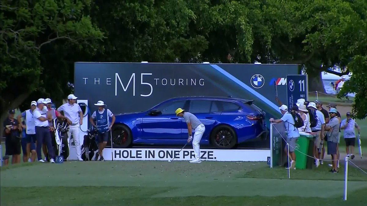"Get that engine running!" Daniel Gale wins a car with a hole-in-one 🚗