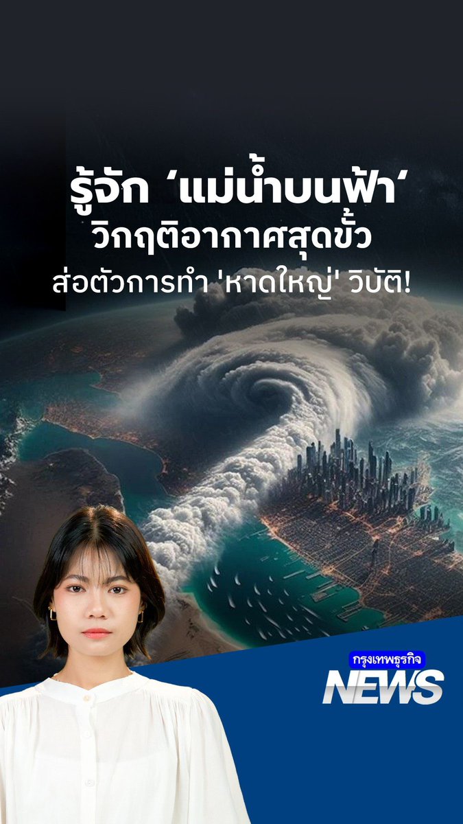 นักวิทย์ฯ ชี้ หาดใหญ่ท่วมหนักกว่าปี 53! เพราะ "แม่น้ำบนฟ้า"? | กรุงเทพธุรกิจNEWS น้ำท่วมหาดใหญ่รอบนี้ หลายคนบอกว่าหนักกว่าปี 53! แต่ นักวิทย์ฯ กำลังสงสัยว่า สาเหตุอาจมาจาก "แม่น้ำ" ที่ไม่ได้อยู่บนดิน แต่อยู่บนฟ้า #น้ำท่วมหาดใหญ่ #ฝนตกหนัก #กรุงเทพธุรกิจNEWS #กรุงเทพธุรกิจ