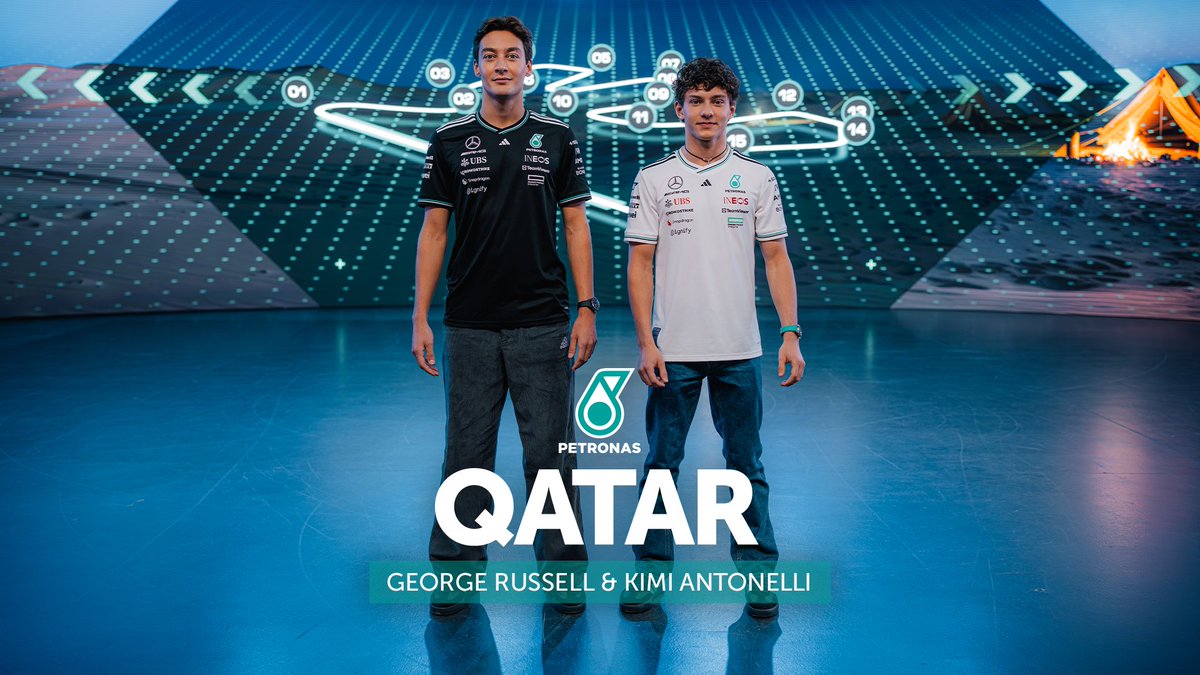 An incredible high-speed track that challenges both driver and car 💪 Previewing the Qatar GP with George, Kimi and PETRONAS Motorsports 💚