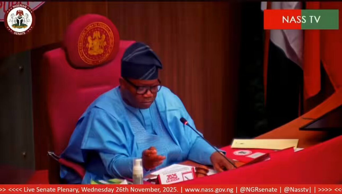 “It's time for Nigeria to allow us to carry arms.” - Sen. Francis Adenigba (Osun East).