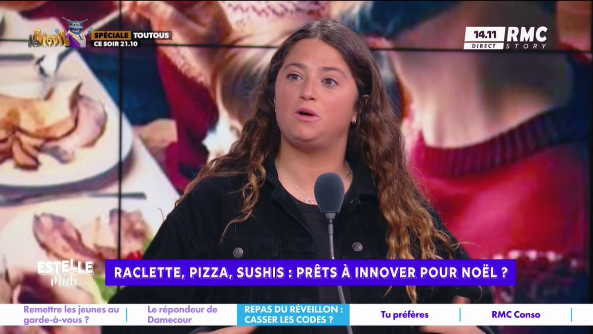 🎄🍽️ Repas du réveillon : casser les codes ? 🎙️ Pour Élise Goldfarb : "À Noël, on mange chinois ! Pas pour la religion, mais c’est devenu une tradition : dans les années 80-90, les seuls restos ouverts le soir de Noël étaient asiatiques"#EstelleMidi