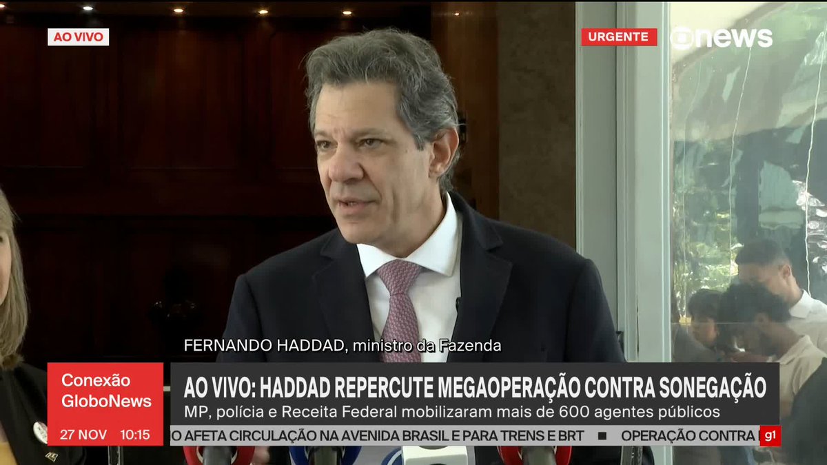 Grupo Refit, alvo de megaoperação nesta quinta (27) contra sonegação, movimentou R$ 70 bilhões em um ano, diz Haddad. #ConexãoGloboNews ➡️ Assista à #GloboNews: