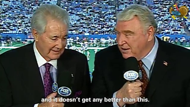 Nothing like sharing Thanksgiving with Madden and Summerall ❤️ #MaddenThanksgiving