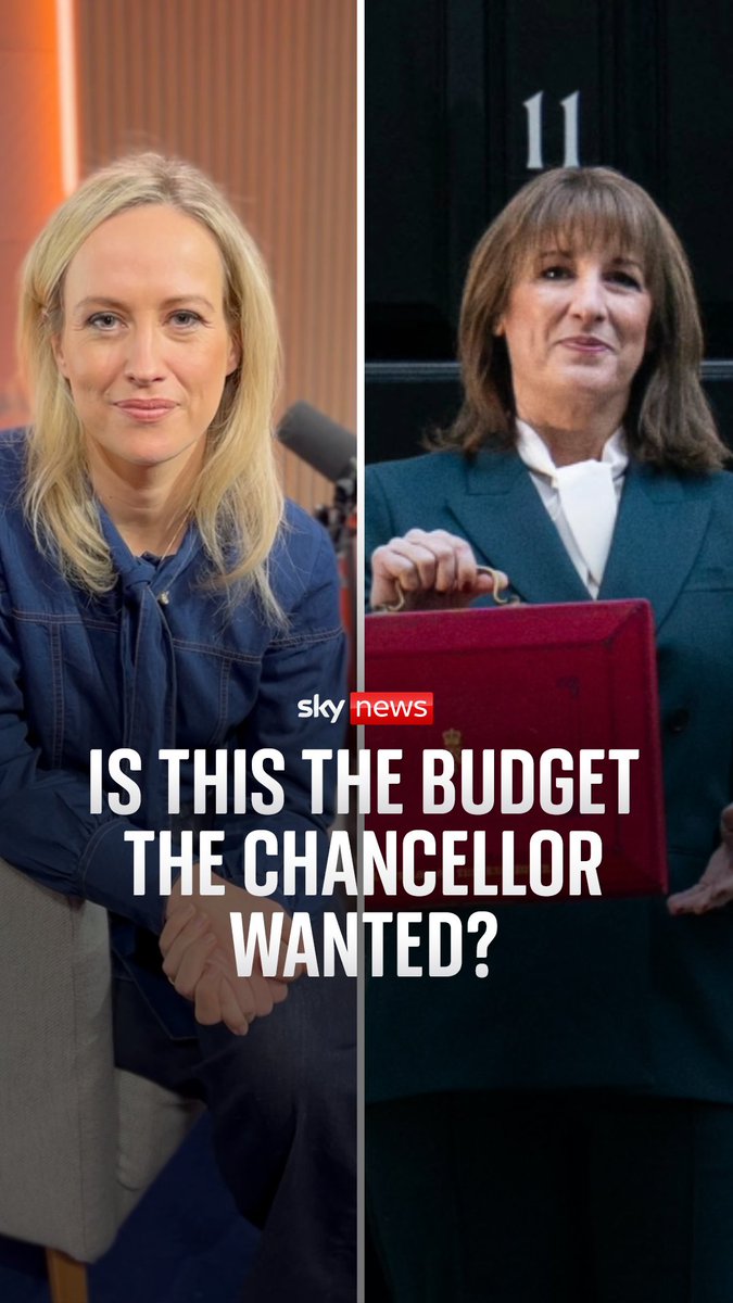 Is this the budget the chancellor wanted? Or was it to save Starmer’s skin? Sky’s Sophy Ridge isn’t convinced this is the budget Rachel Reeves wanted to give - here’s why 👇