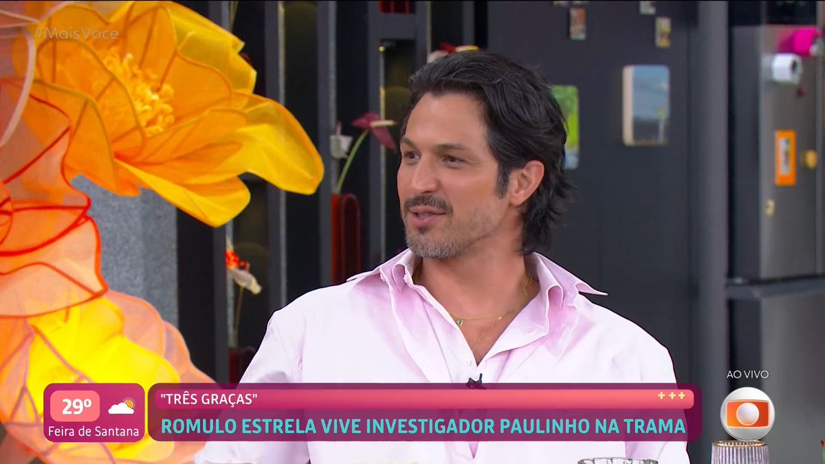 E temos spoilers do que vem aí pro Paulinho em #TrêsGraças, diretamente da fonte: nosso queridíssimo ROMULO ESTRELA® 😱🔥 #MaisVocê