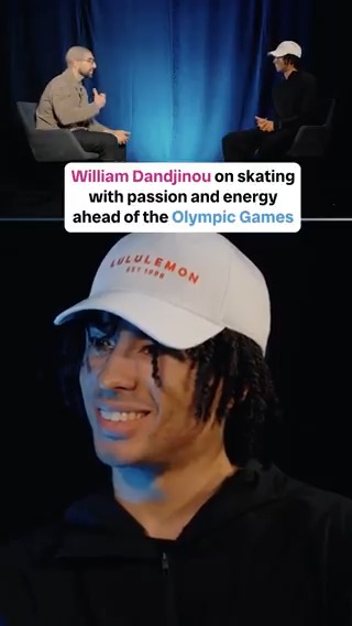 “I want it to be a show” 👏 William Dandjinou spoke with Ariel Helwani about skating with passion and emotion ahead of the #MilanoCortina2026 Olympics