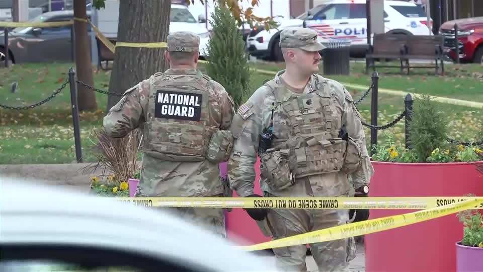 Two West Virginia National Guard soldiers were shot near the White House in a targeted ambush; the suspect, an Afghan national, is in custody and the attack is being investigated as terrorism