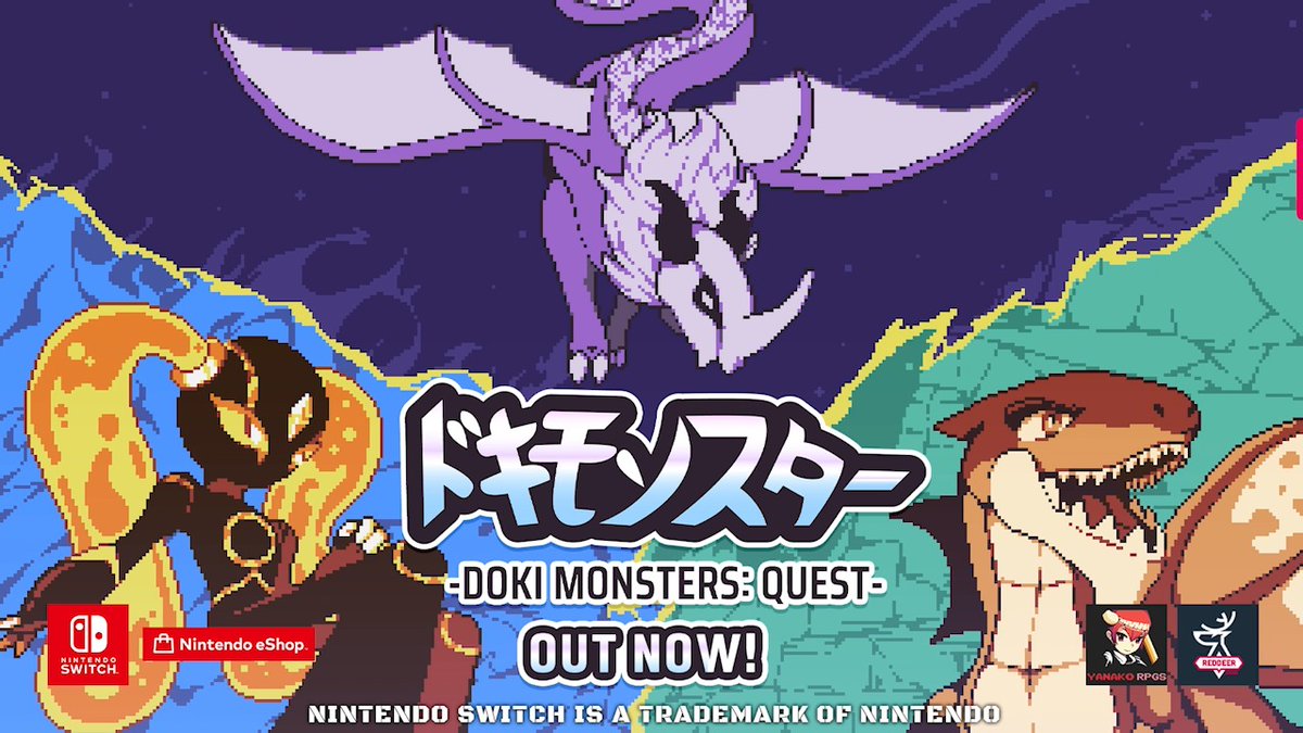 Time to pick your starter and begin the adventure! Step into Xelos region and uncover the mystery behind your missing childhood friend. Doki Monsters: Quest is available now on Nintendo Switch! 🔥