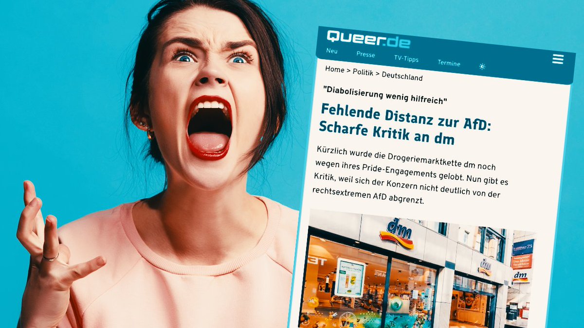 Weil der DM-Chef gegen Brandmauer ist, drehen Linke komplett durch 🤡