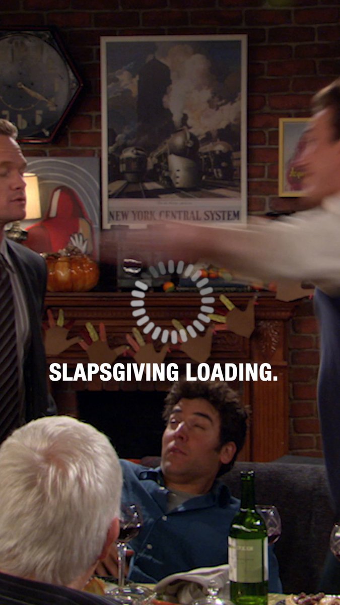 Happy Slapsgiving to all those who celebrate! Stream all episodes of #HowIMetYourMother on Hulu now