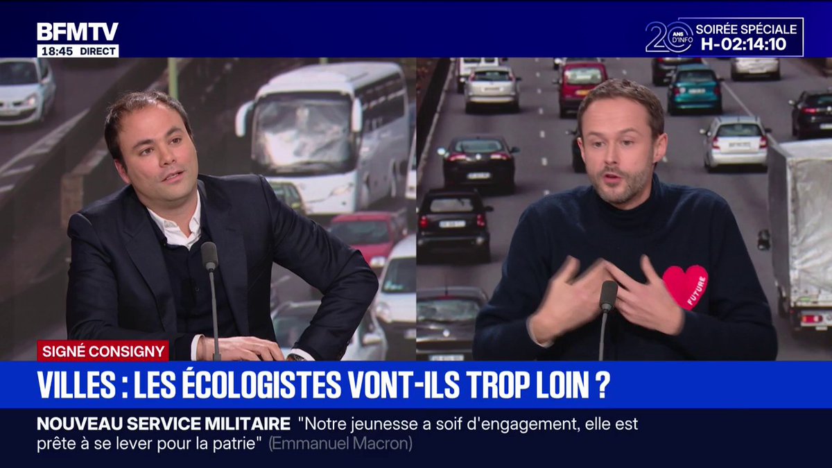 SIGNÉ CONSIGNY - "50% de l'espace public à Paris est utilisé par les voitures alors que ça représente 5% des déplacements", affirme David Belliard, candidat Écologiste à la mairie de Paris