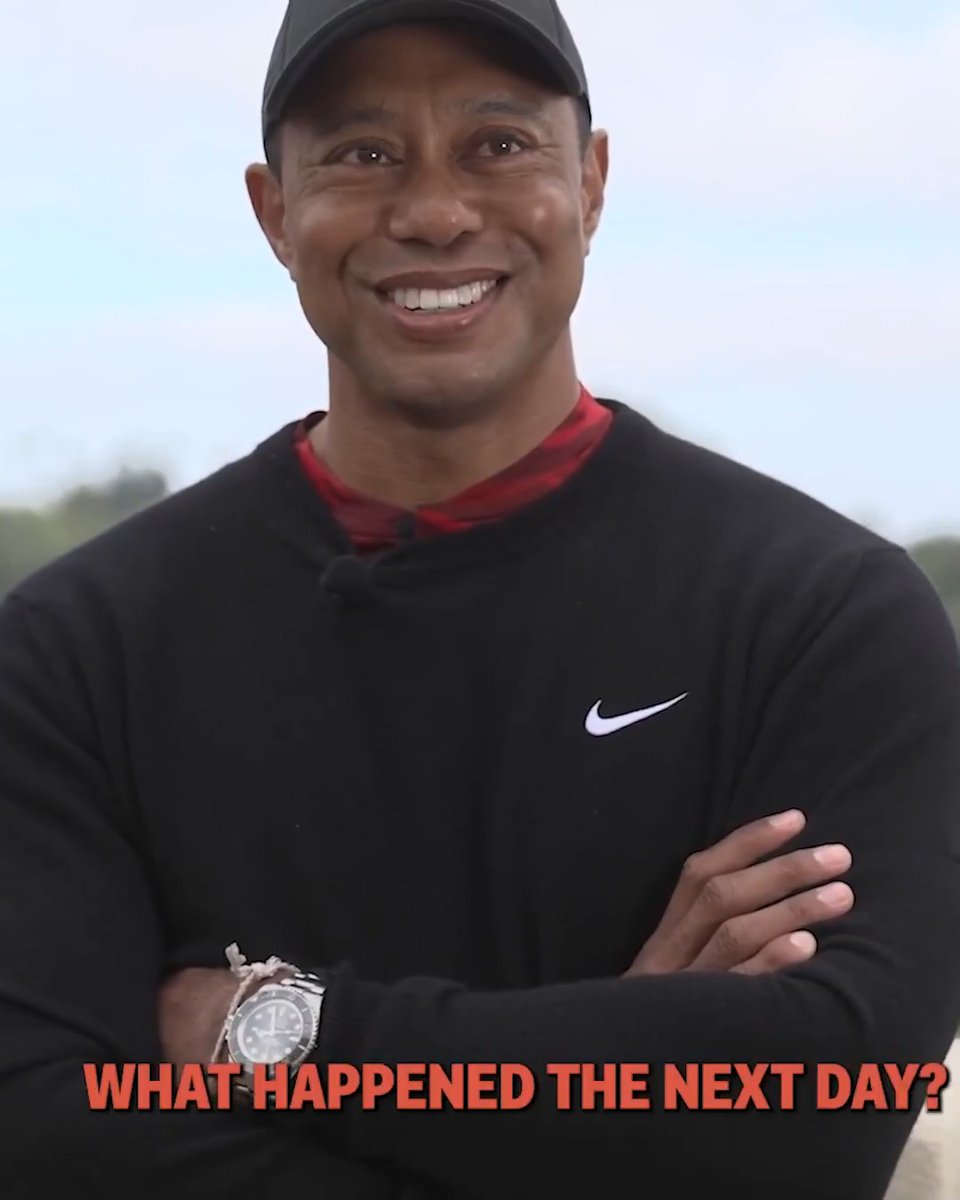 A week before he won his first Masters, Tiger played "the best round no one saw" and forced Mark O’Meara to walk off the golf course. 😂