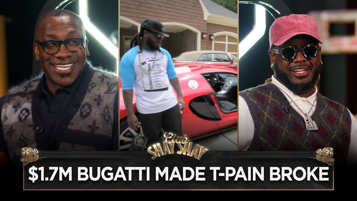 T-Pain's $1.7M Bugatti Was The Last Of His Money: “I had no idea.” "When I bought that Bugatti, that was the last of my money and I had no idea. I had no idea that was the last bit of my money."- Theodore