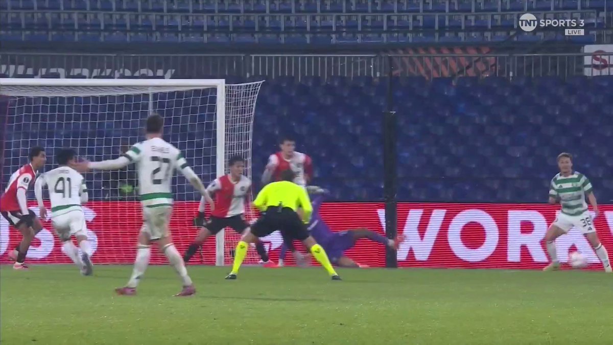 There's no stopping that! 🚀 Benjamin Nygren's strike goes in from underside of the bar 👏 📺 TNT Sports &amp; discovery+ UK