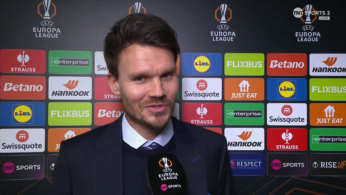 "It feels like I've been here a year!" 😂 Danny Röhl on the progression he's seen from his Rangers side so far 👀 🎙️Matt Smith | 📺TNT Sports & discovery+ UK