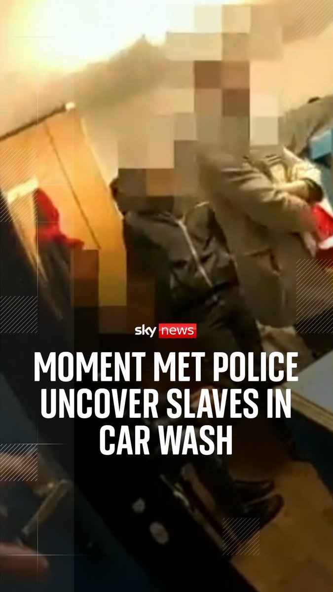 A business owner who trafficked Romanian nationals to the UK, including a 15-year-old boy, and forced them to live and work in his car wash has been jailed for eight and a half years. Sky's emma birchley reports.