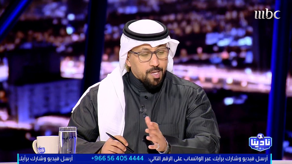 متعب الهزاع: بحسب معلوماتي.. عدم استمرار اوباميانغ مع القادسية بسبب إداري وليس فني. مجاناً على شاهد برنامج #نادينا يوميا الساعة 11مساءً بتوقيت السعودية على #MBC1