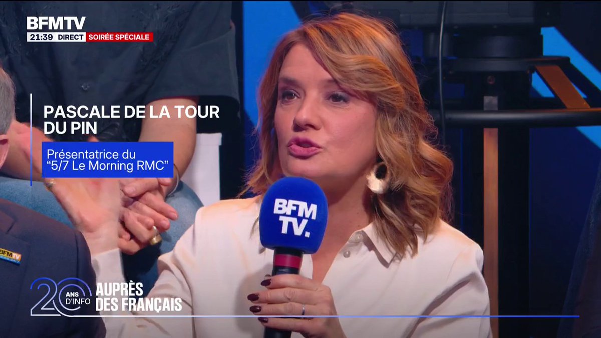 🗨️ "On a quand même donné un peu le la sur les matinales" Pascale de La Tour du Pin revient sur ses années de co-présentation avec Christophe Delay pour les 20 ans de BFMTV