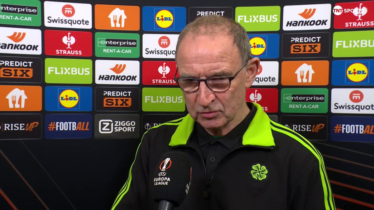 "I'll go sit back and watch from a distance again" 🥲 Martin O'Neill reacts to what could be his final European match in charge of Celtic 💚 📺 TNT Sports &amp; discovery+ UK