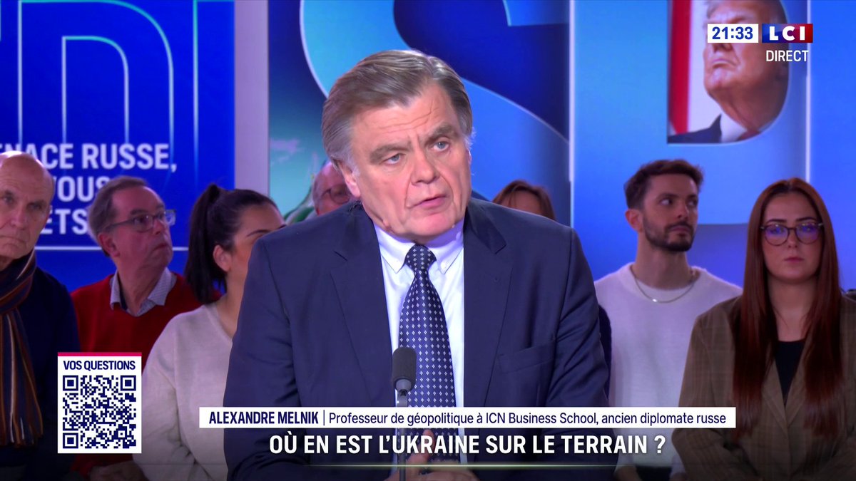 Guerre en Ukraine : "Poutine aujourd'hui est drogué à la guerre, il ne peut pas s'arrêter", estime Melnik ▶️ Darius Rochebin
