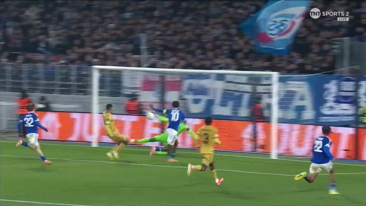 Captain and Chelsea-bound Emmanuel Emegha caps a wonderful Strasbourg move๐ซ It's game on ๐ ๐บ TNT Sports & discovery+ UK