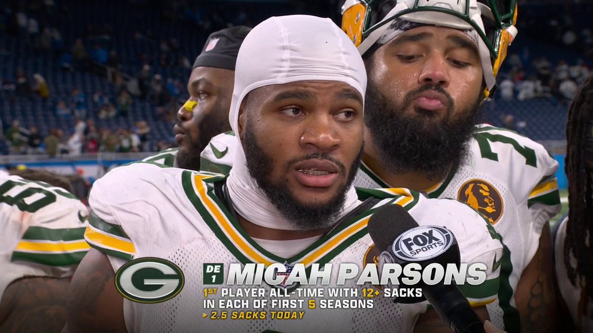 Micah Parsons and the Packers earned the Turducken this year 🦃 Safe to say, Parsons enjoyed the "much improved turkey" 😂 (via FOX Sports: NFL)
