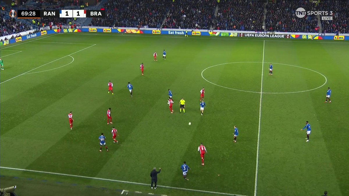 Ibrox is silenced as Rangers concede to the 10-men of Braga 😳 📺 TNT Sports & discovery+ UK