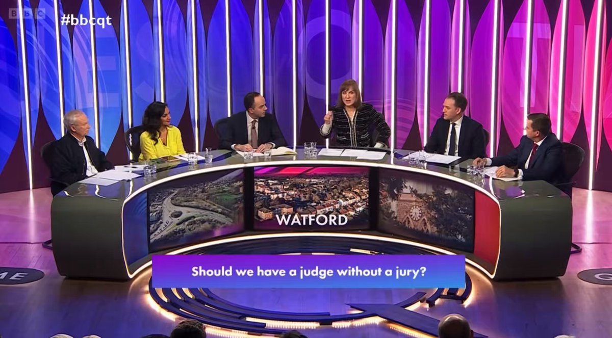 Fiona Bruce: Who has served in a Jury? Audience member: I have. He was a pedophile, already in prison, and transitioning to become a woman. Says it all about the state of our institutions. I’m sure the BBC will be outraged for accidentally platforming this. #bbqt #qt