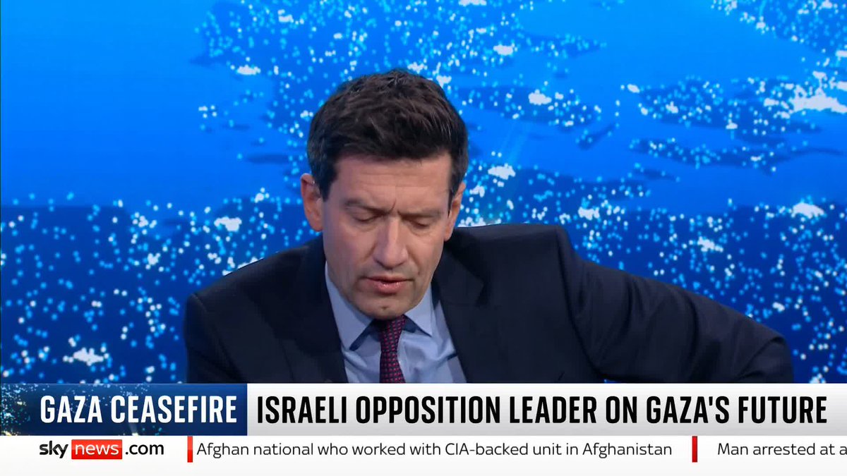 "I disagreed with a lot of things they've done in the last two years. But this is not genocide" Israel's Leader of the Opposition Yair Lapid doesn't think what has taken place in Gaza is a genocide, but a 'horrible war that has taken place in a dense, populated area'