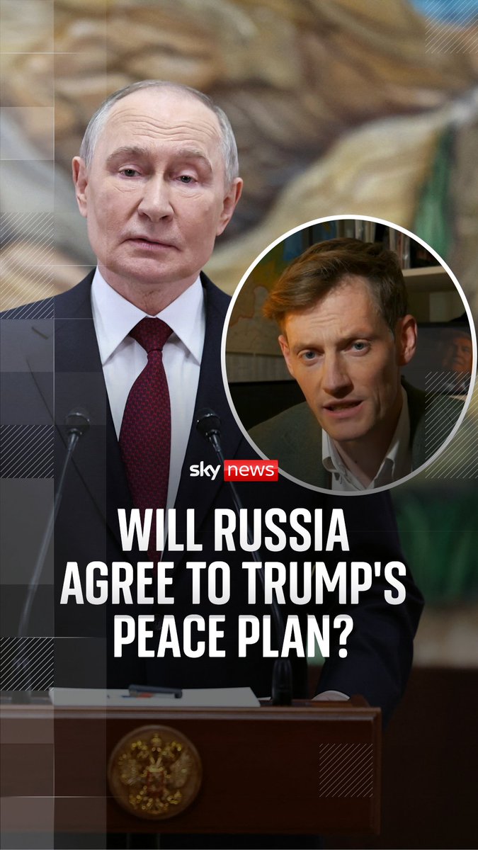 Vladimir Putin has said Russia is ready for "serious" talks but "questions" remain about the US-brokered peace plan. Sky's Ivor Bennett explains how the Russian President is still pursing a total victory in Ukraine.