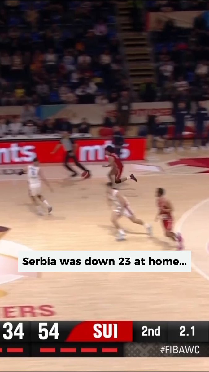 Serbia 🇷🇸 pulled off a crazy comeback to protect home court 🔥 #FIBAWC x #StepItUp