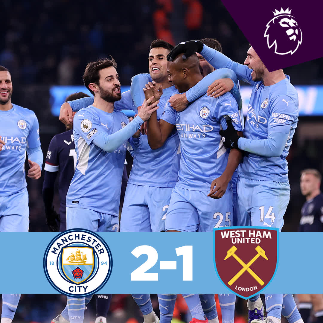 #OnThisDay: #ManCity 2-1 West Ham [2021] ⚽️ [33'] Ilkay Gündogan ⚽️ [90'] Fernandinho - ⚽️ [90+4'] Manuel Lanzini
