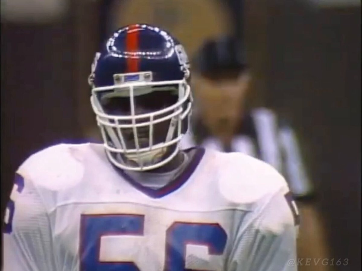 November 27, 1988 "LT: THE PAIN GAME" Strapped with a harness while playing through torn shoulder ligaments and a detached pectoral muscle, #Giants linebacker Lawrence Taylor delivers a Herculean performance — one of his career's signature games. LT registers 10 tackles, three sacks, and two forced fumbles in the #NYGiants' 13-12 Sunday Night victory over the Saints.