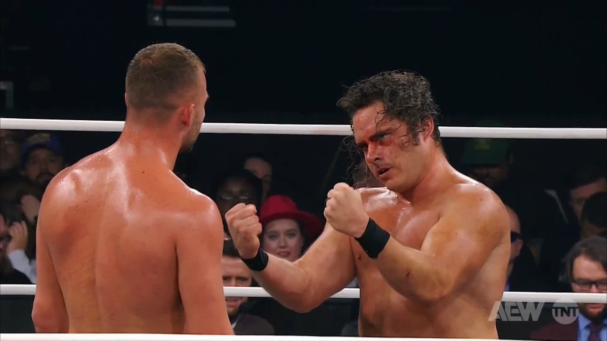 Daniel Garcia and @TheDaddyMagic are unloading on each other! Watch #AEWCollision on TNT &amp; HBO Max