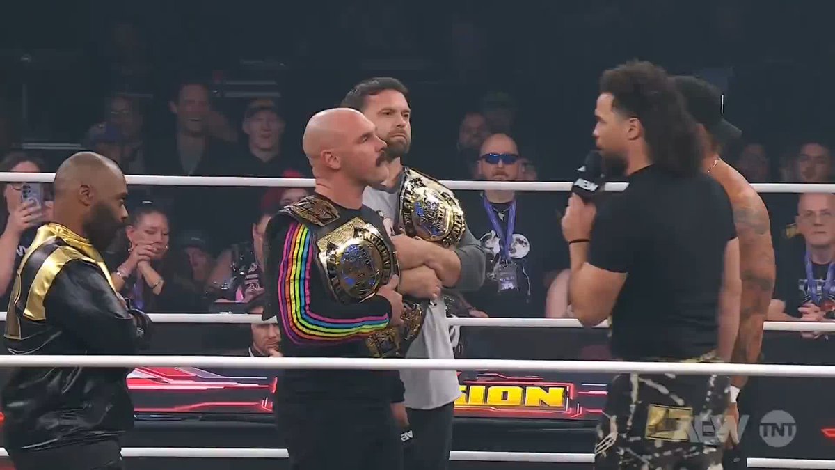 The Bang Bang Gang was the last team to beat FTR before they won the AEW World Tag Team titles and they have their eyes on the gold! Watch #AEWCollision on TNT &amp; HBO Max