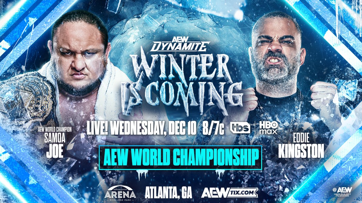 A passionate Eddie Kingston sends a message to Samoa Joe! Watch #AEWCollision on TNT & HBO Max