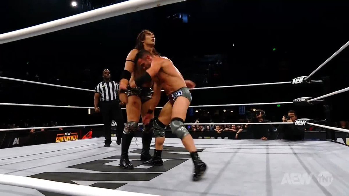 The Alpha @takesoup gets his first 3 points in the #AEWContinentalClassic Blue League! Watch the #AEWCollision replay on @SportsOnMAX RIGHT NOW!