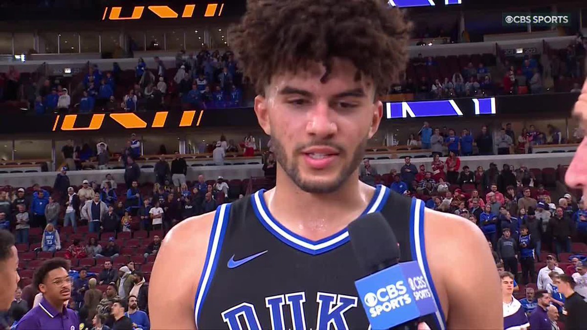 "They weren't doubling this game." Cameron Boozer told Jon Rothstein how he was able to get such good looks vs. Arkansas.